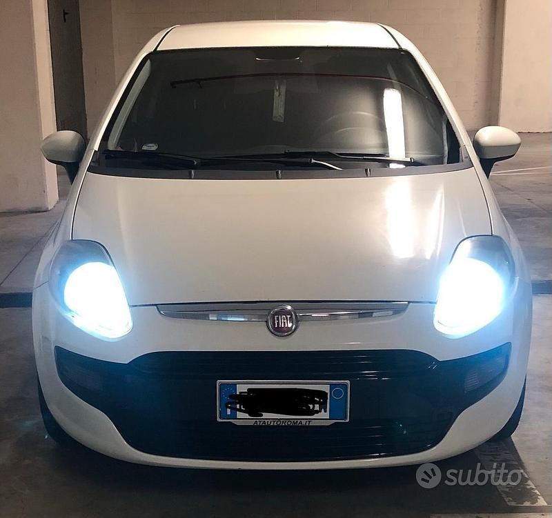 Usata Fiat Punto Evo 75 CV (55 kW) 2011 Bianco Utilitaria