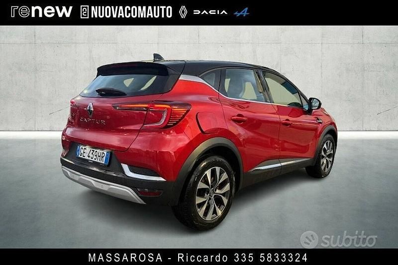 Usata Renault Captur Intens 160 CV (117 kW) 2021 Rosso SUV