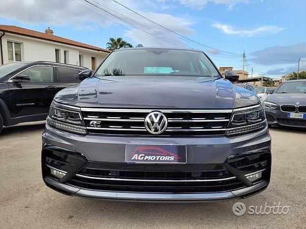 Usata VW Tiguan R-line 190 CV (139 kW) 2018 Grigio SUV