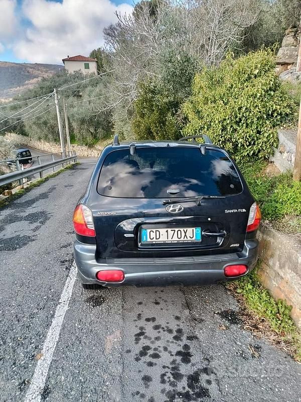 Usata Hyundai Santa Fe 112 CV (82 kW) 2004 Blu SUV