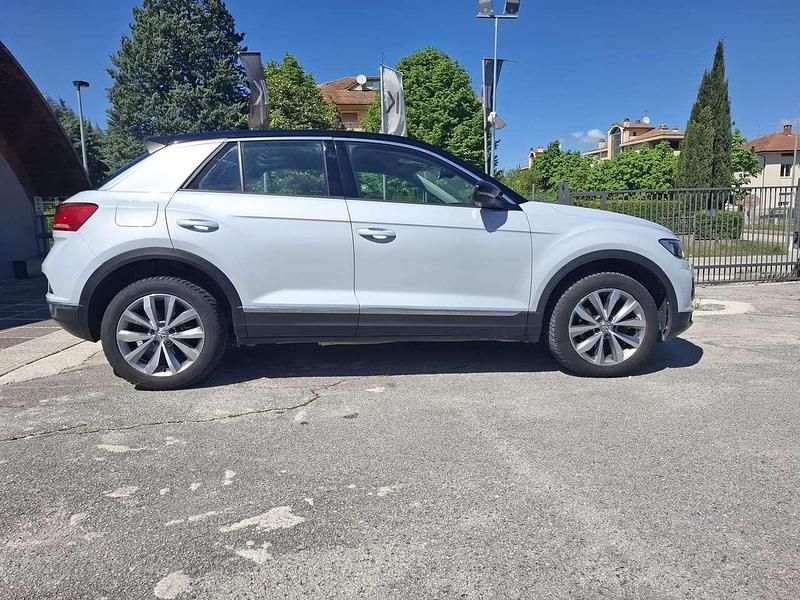 Usata VW T-Roc Style 116 CV (85 kW) 2019 Bianco perla tetto nero SUV