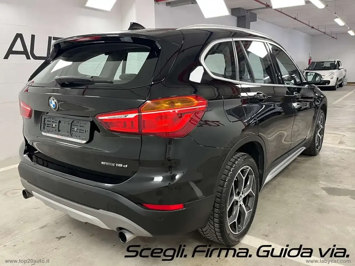 Usata BMW X1 xLine 150 CV (110 kW) 2019 Nero SUV
