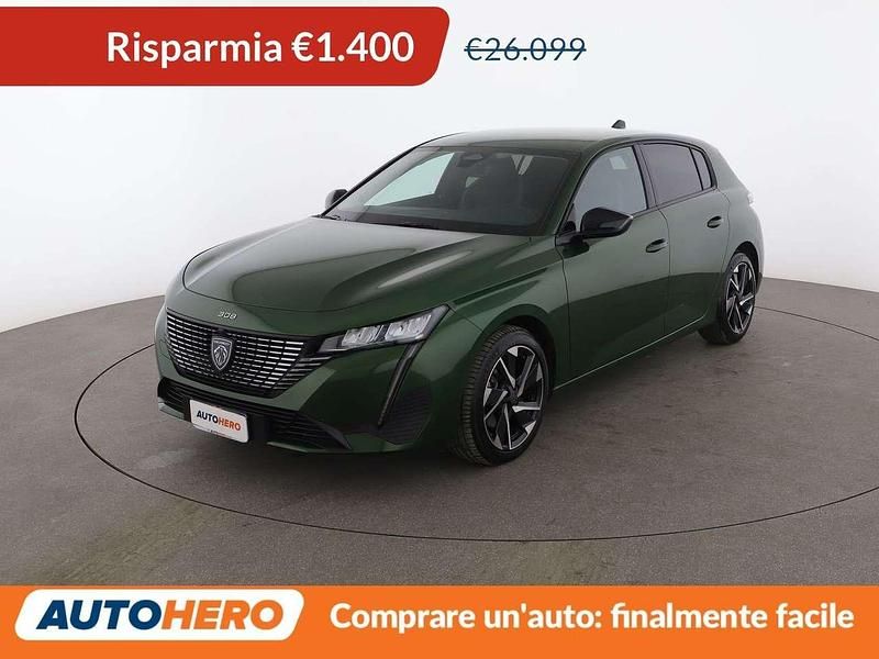 Nuova Peugeot 308 Allure 136 CV (100 kW) 2025 Verde Berlina