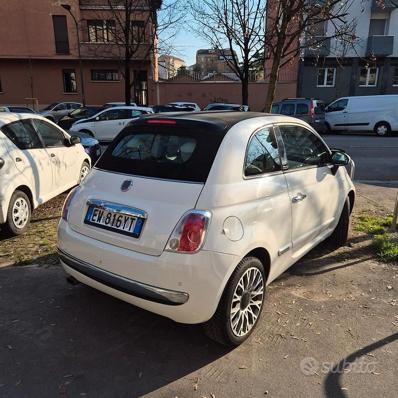 Usata Fiat 500C Lounge 2011 Bianco Cabrio