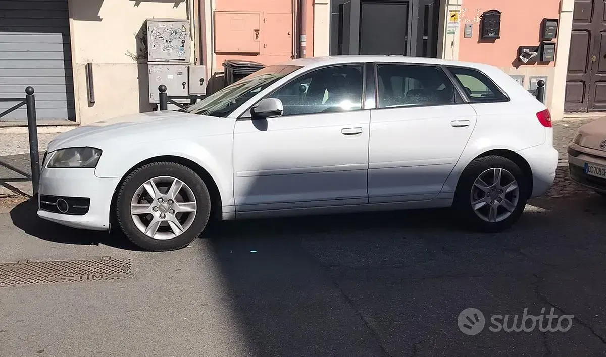 Usata Audi A3 90 CV (66 kW) 2011 Bianco Utilitaria