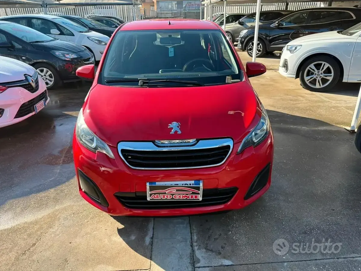 Usata Peugeot 108 Active 69 CV (50 kW) 2015 Rosso Berlina