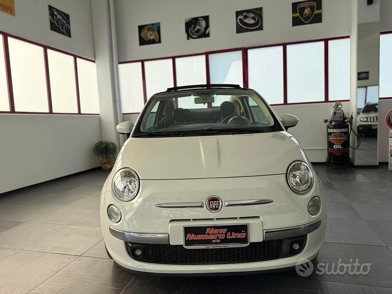 Usata Fiat 500C Lounge 95 CV (69 kW) 2010 Bianco Cabrio