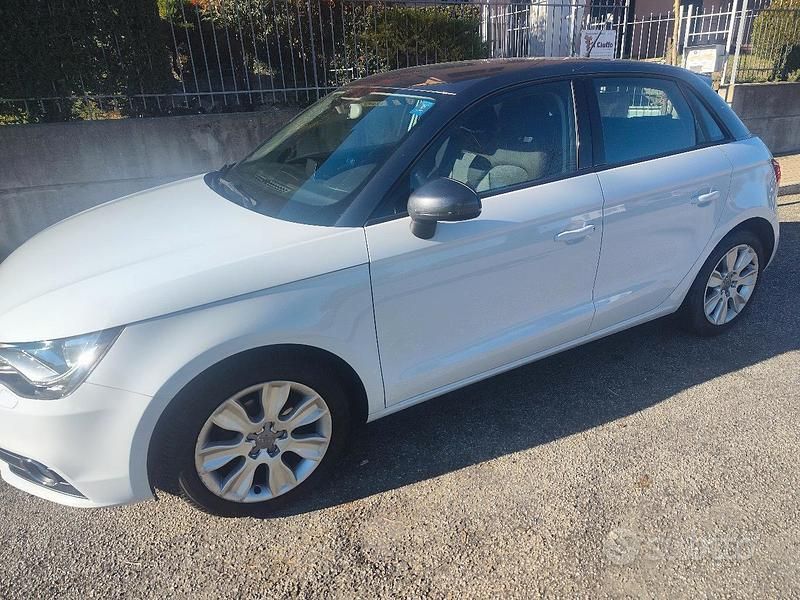 Usata Audi A1 Sportback S-Line 90 CV (66 kW) 2014 Bianco Utilitaria