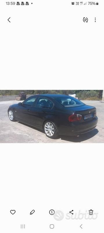 Usata BMW 320 163 CV (119 kW) 2005 Nero Berlina