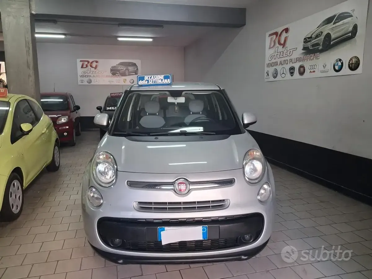 Usata Fiat 500L Living 105 CV (77 kW) 2014 Grigio Monovolume