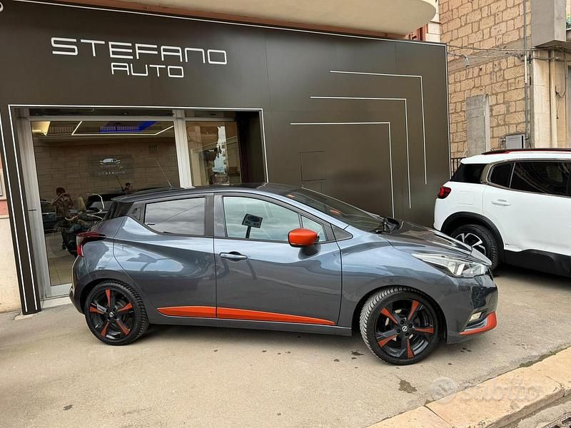 Usata Nissan Micra Tekna 90 CV (66 kW) 2017 Grigio Utilitaria