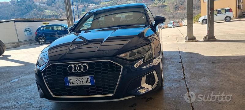 Usata Audi A3 Advanced 150 CV (110 kW) 2022 Blu Berlina