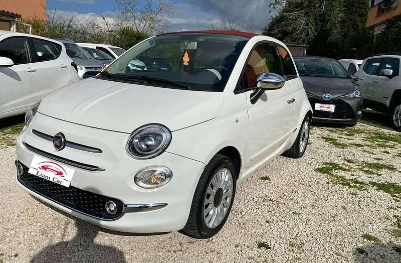 Usata Fiat 500C Lounge 69 CV (50 kW) 2017 Bianco Cabrio