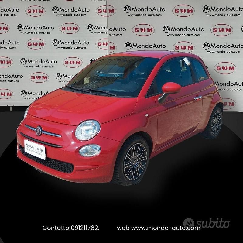 Usata Fiat 500 Lounge 69 CV (50 kW) 2019 Rosso Utilitaria