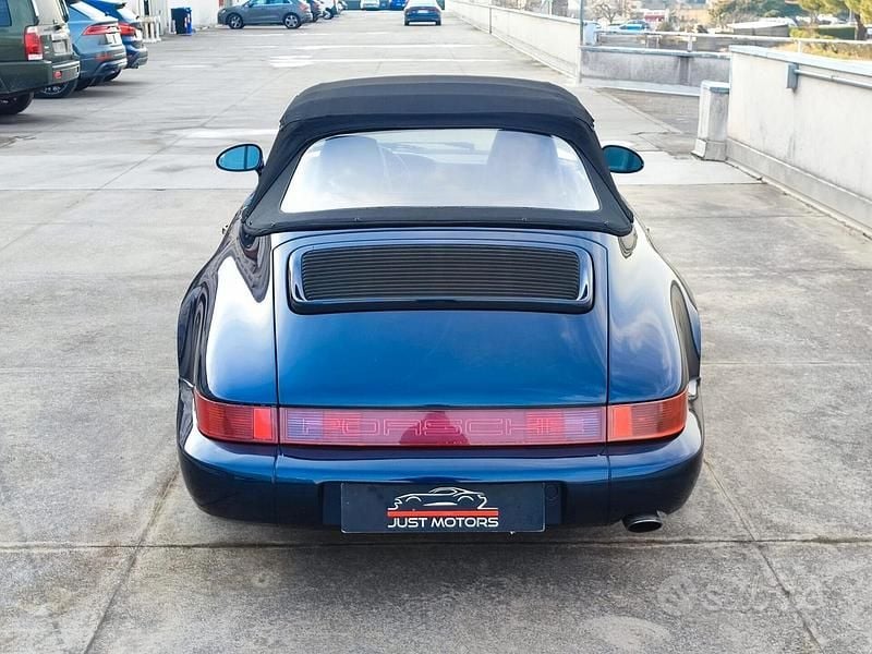 Usata Porsche 911 Carrera Cabriolet 250 CV (183 kW) 1991 Blu Cabrio