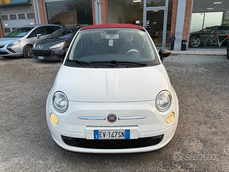 Usata Fiat 500 69 CV (50 kW) 2014 Bianco Cabrio