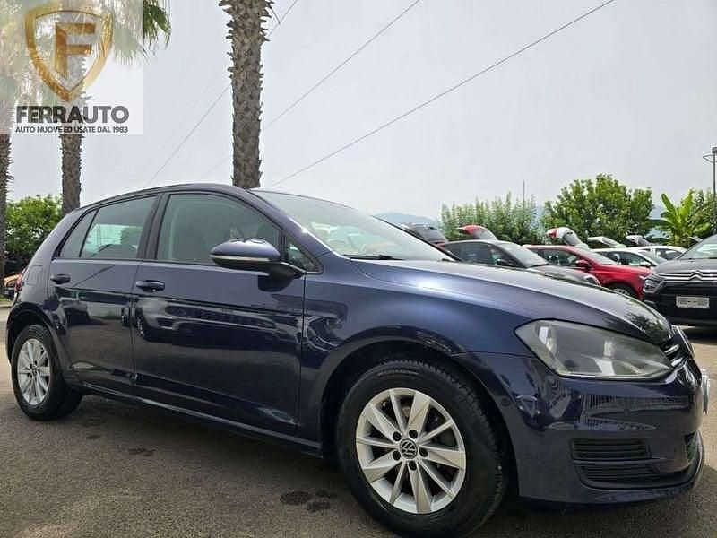 Usata VW Golf VII Highline 104 CV (76 kW) 2014 Blu Berlina