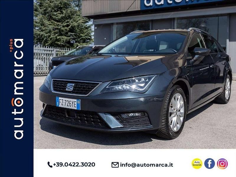 Usata Seat Leon ST Style 116 CV (85 kW) 2020 Grigio metallizzato Station wagon