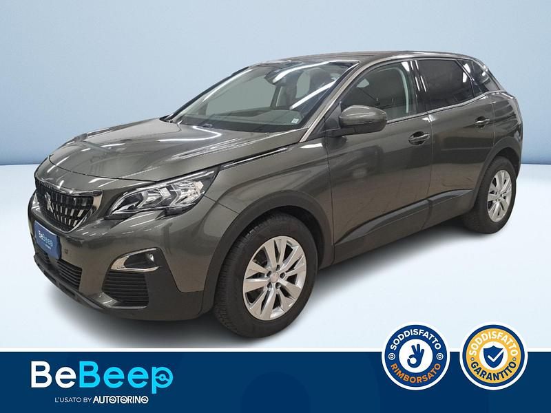 Usata Peugeot 3008 Active 131 CV (96 kW) 2020 Grigio scuro metallizzato SUV