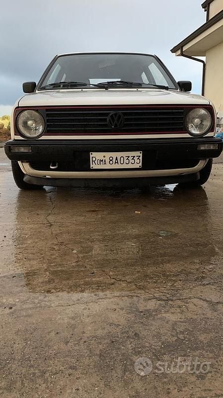 Usata VW Golf II GTI 54 CV (39 kW) 1987 Bianco Utilitaria