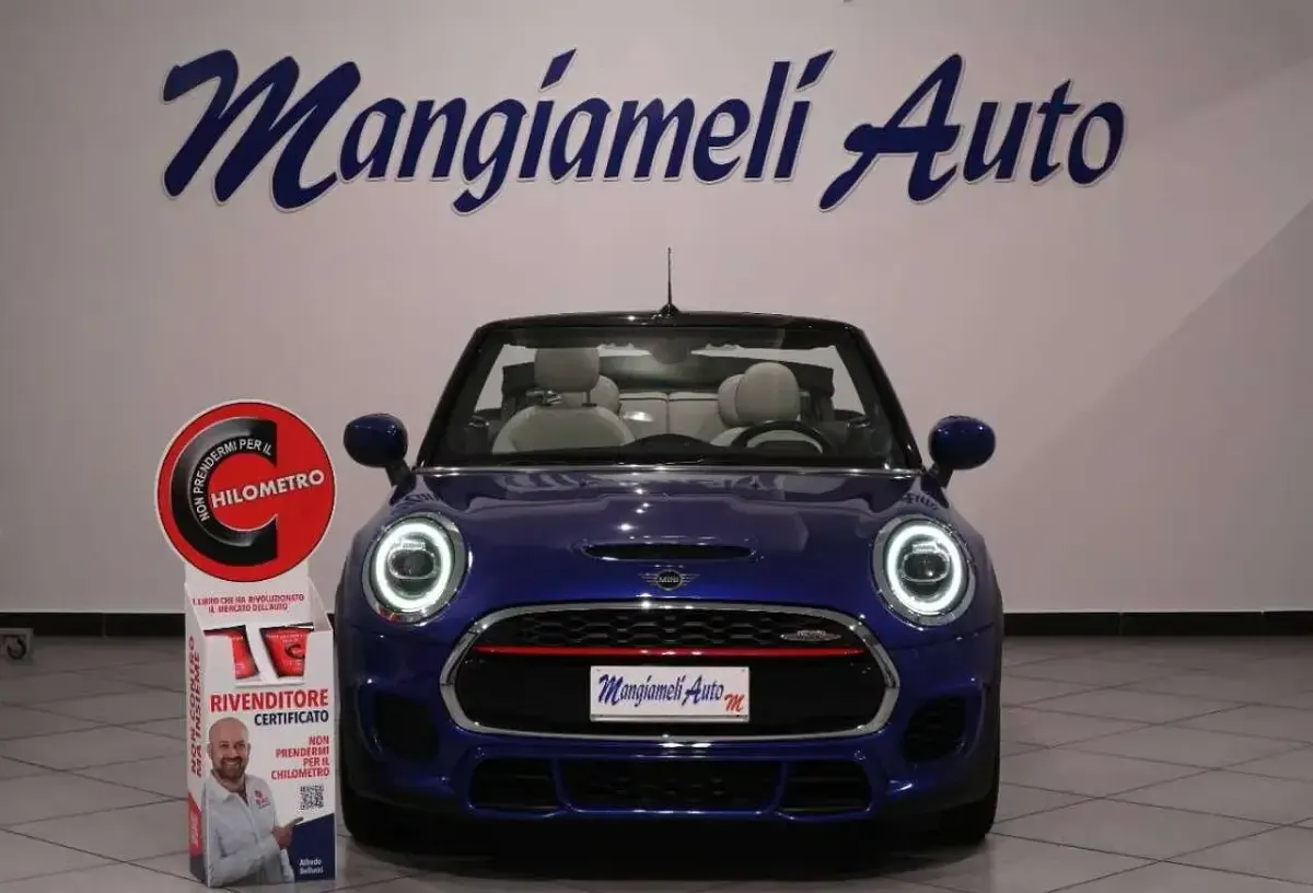 Usata Mini John Cooper Works Cabriolet 231 CV (169 kW) 2020 Blu Cabrio