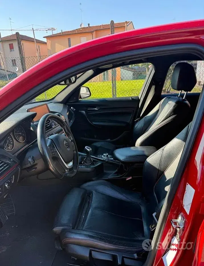 Usata BMW 120 Efficient Dynamics 184 CV (135 kW) 2013 Rosso Utilitaria
