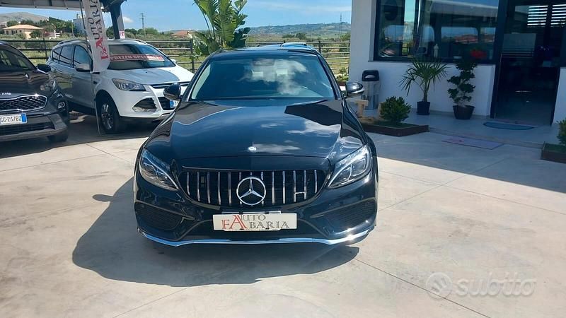 Usata Mercedes C220 Exclusive 170 CV (125 kW) 2015 Nero Berlina