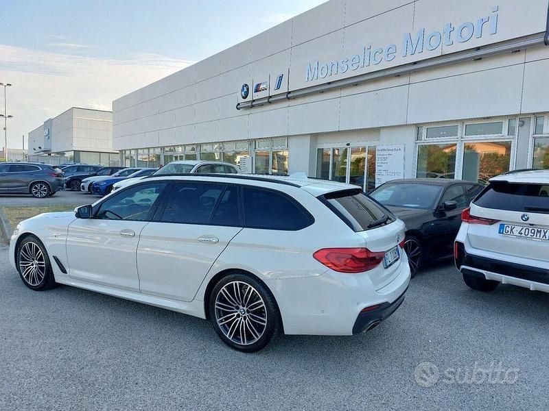 Usata BMW 525 M Sport 231 CV (169 kW) 2017 Alpinweiss iii pastello Station wagon