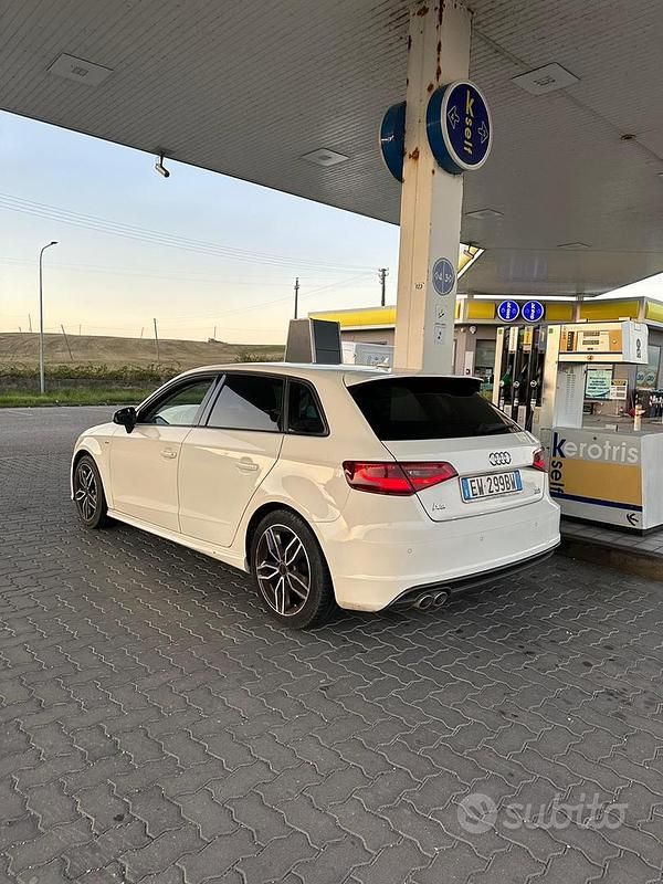 Usata Audi A3 S-Line 2014 Bianco Berlina