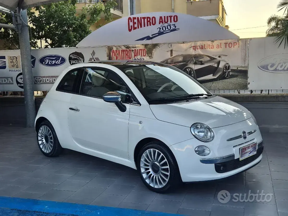 Usata Fiat 500 Lounge 69 CV (50 kW) 2009 Cabrio