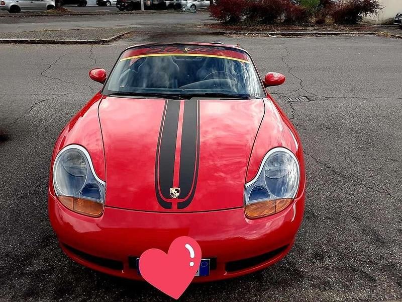 Usata Porsche Boxster 220 CV (161 kW) 2001 Rosso Cabrio