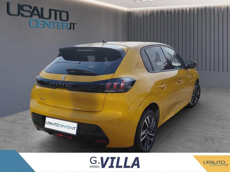 Usata Peugeot 208 Allure 101 CV (74 kW) 2020 Giallo Utilitaria