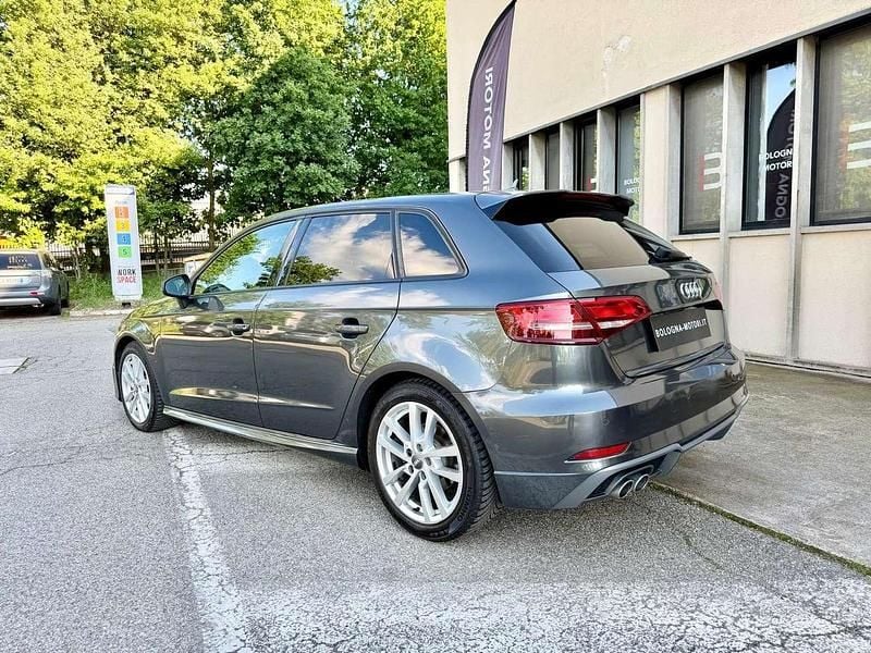 Usata Audi A3 S-Line 150 CV (110 kW) 2017 Grigio daytona Berlina