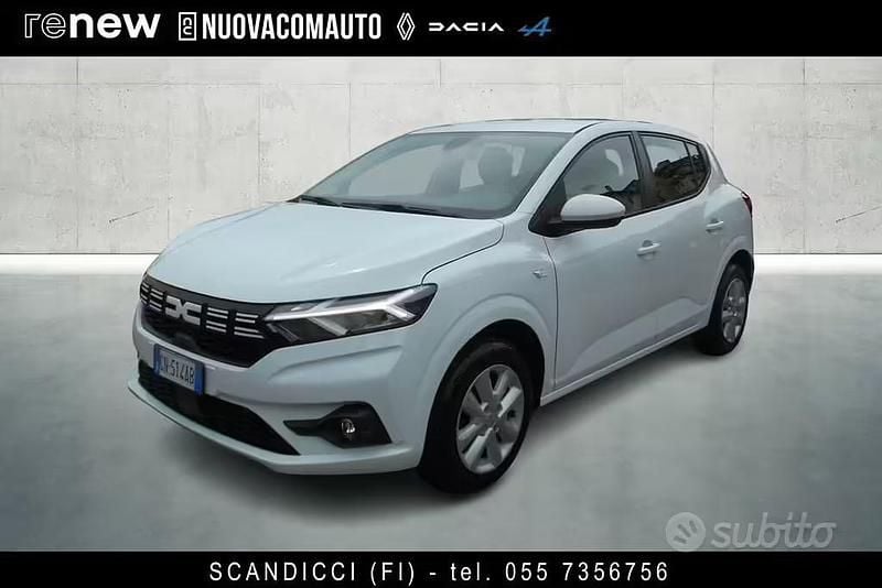 Usata Dacia Sandero Expression 101 CV (74 kW) 2023 Bianco Berlina