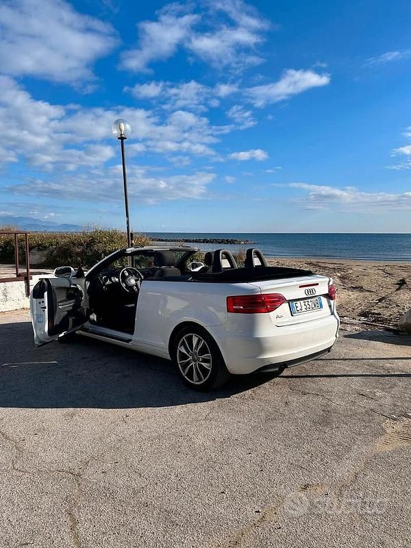 Usata Audi A3 Cabriolet 2011 Bianco Cabrio