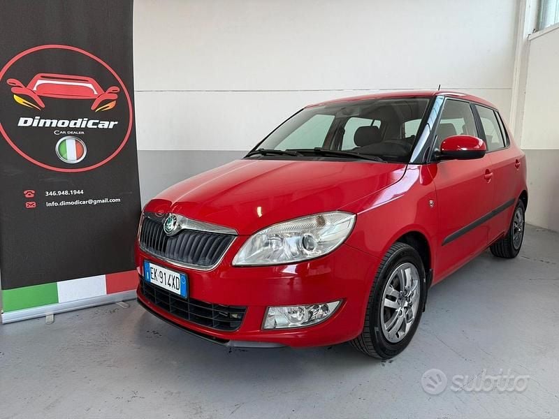 Usata Skoda Fabia Active 75 CV (55 kW) 2011 Rosso Berlina