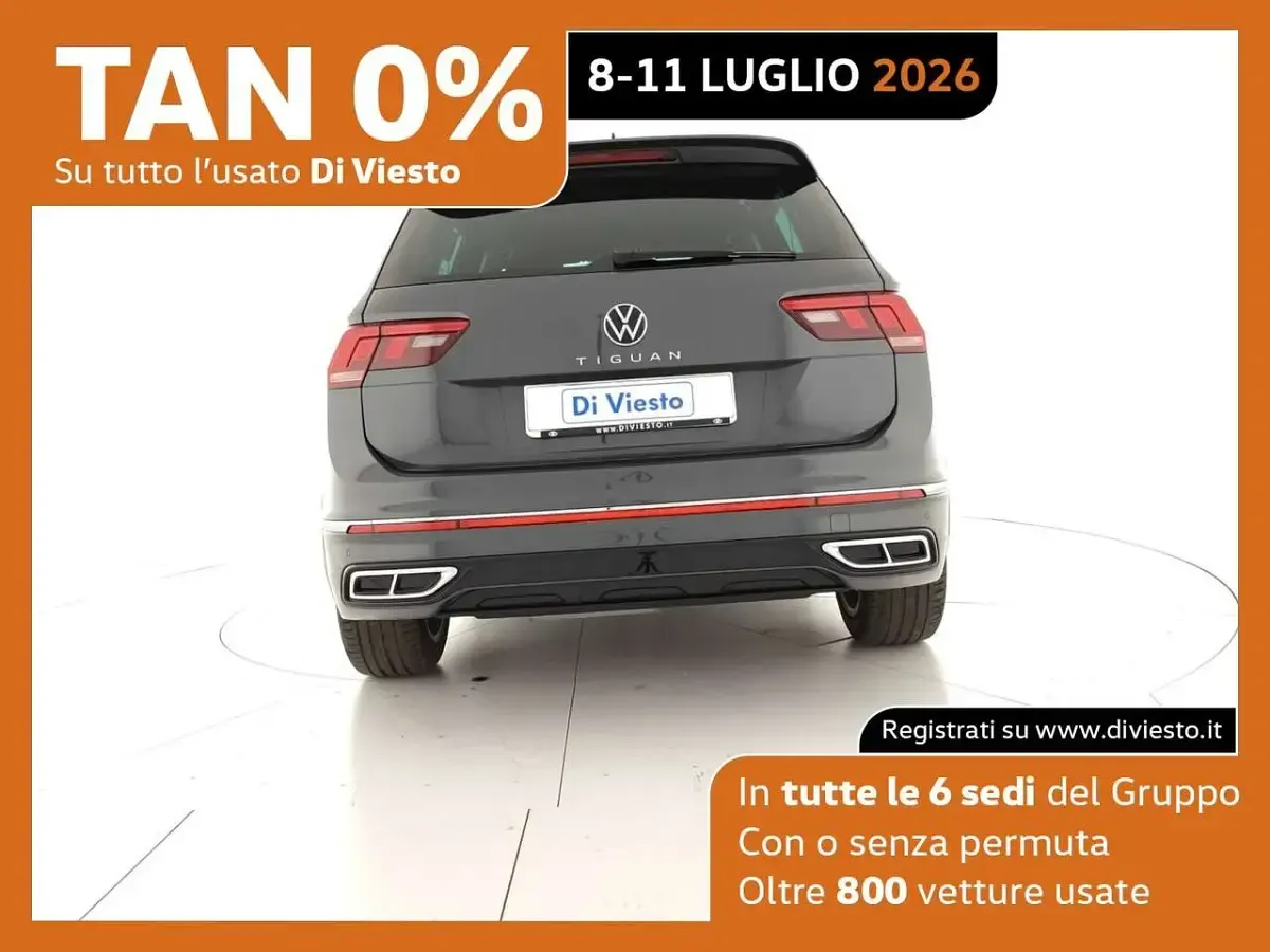 Usata VW Tiguan R-line 150 CV (110 kW) 2023 Dolphin grey metallizzato SUV