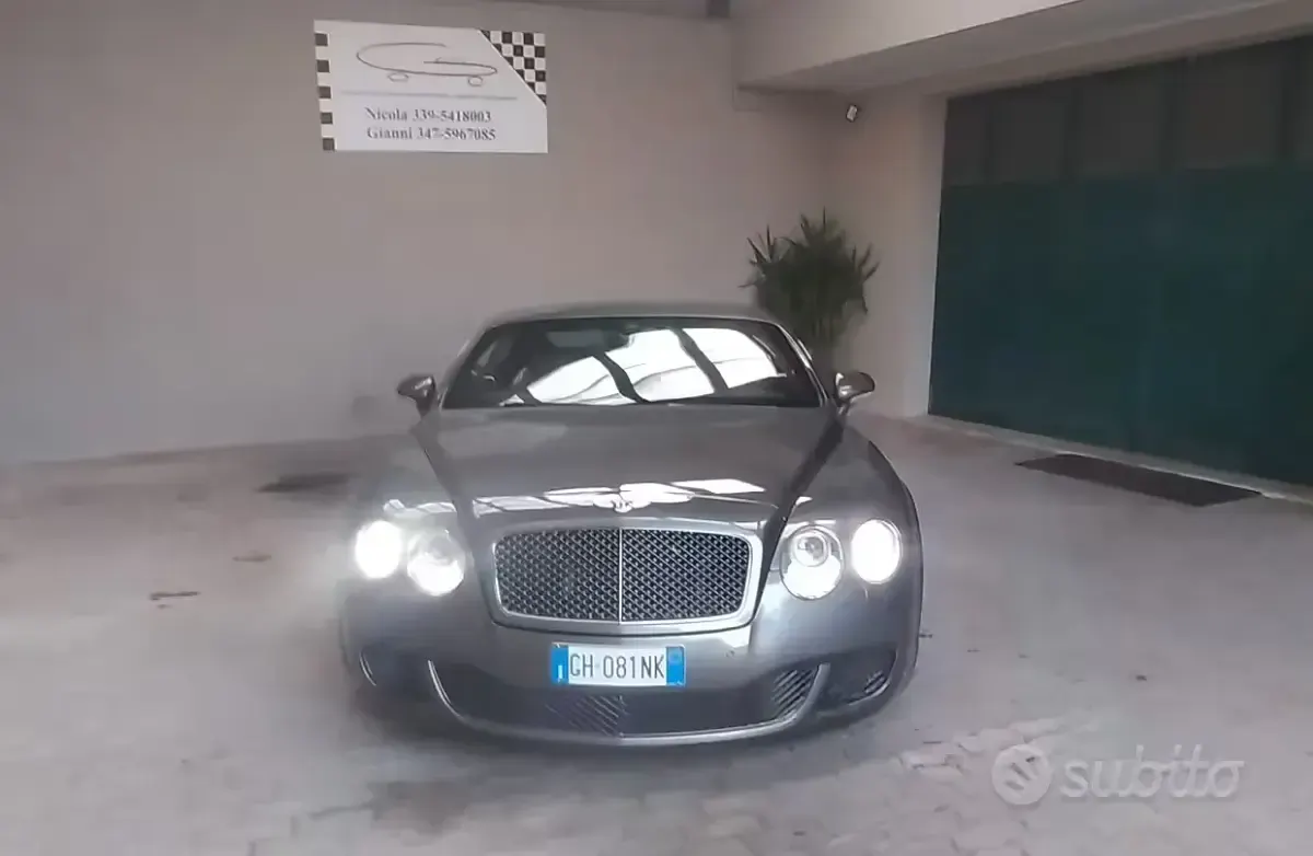 Usata Bentley Continental GT 610 CV (448 kW) 2009 Grigio Coupé