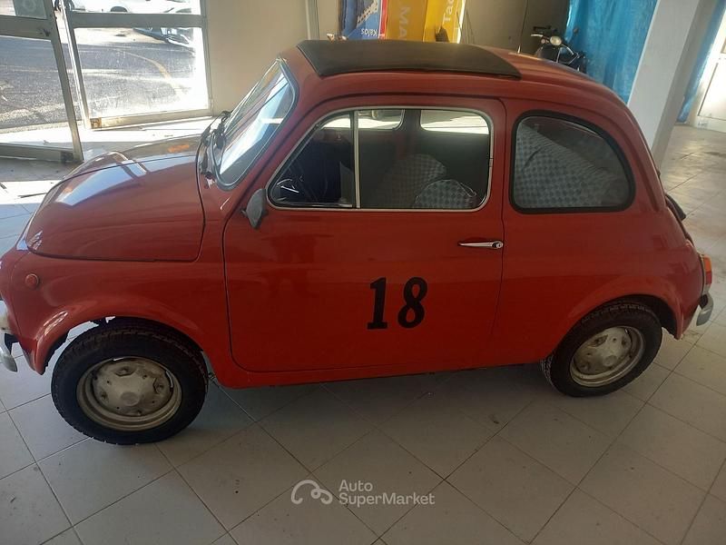 Usata Fiat 500 19 CV (13 kW) 1975 Arancione Cabrio