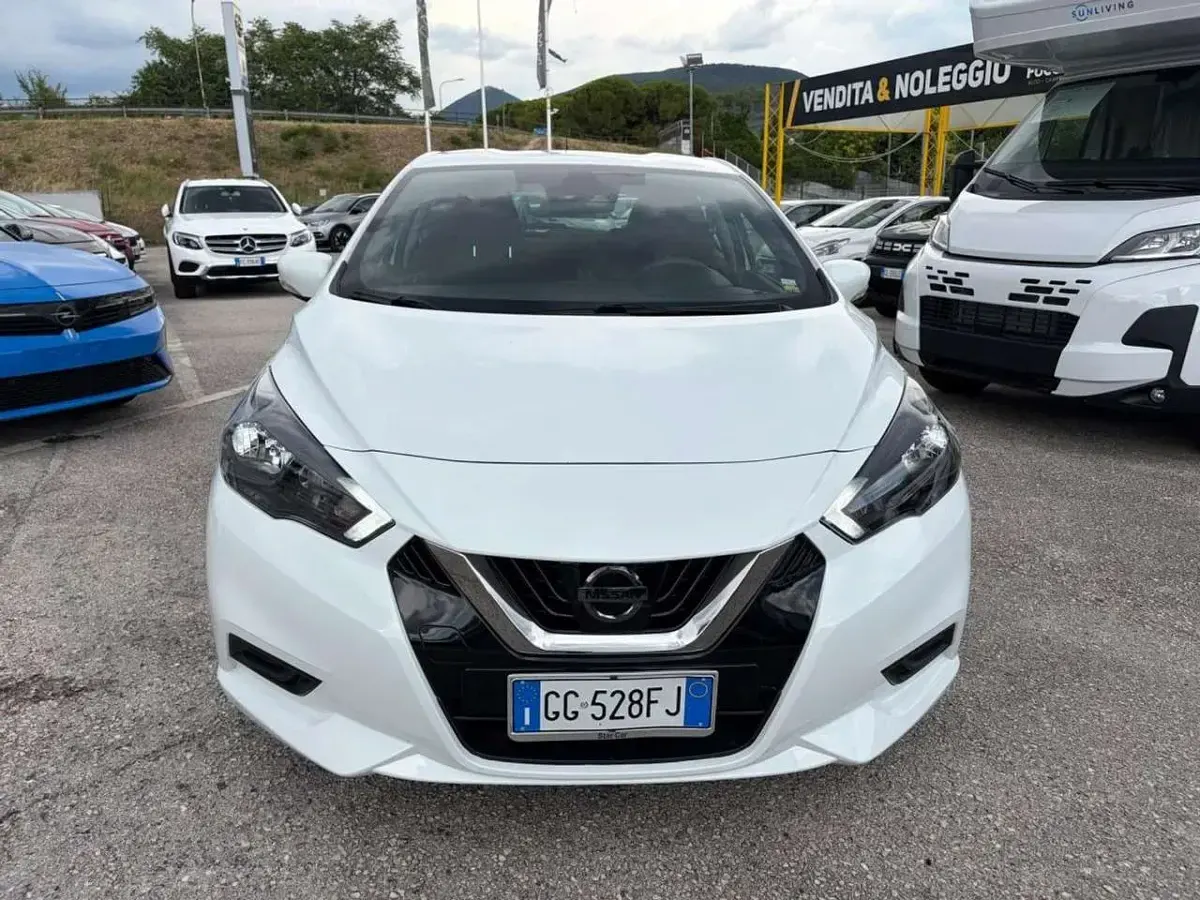 Usata Nissan Micra Acenta 92 CV (67 kW) 2021 Bianco Utilitaria