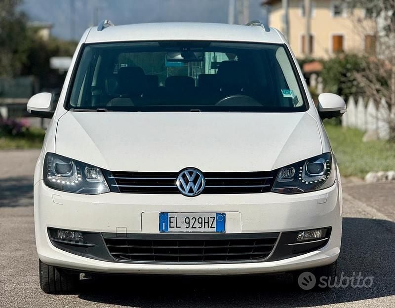 Usata VW Sharan Highline 170 CV (125 kW) 2012 Bianco Monovolume