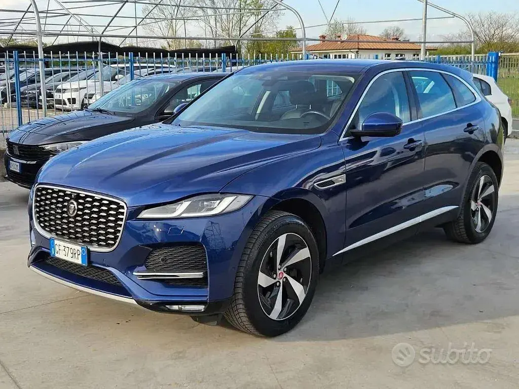 Usata Jaguar F-Pace S 204 CV (150 kW) 2021 Blu/azzurro SUV