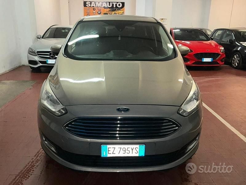 Usata Ford C-MAX Titanium 125 CV (91 kW) 2015 Grigio Monovolume