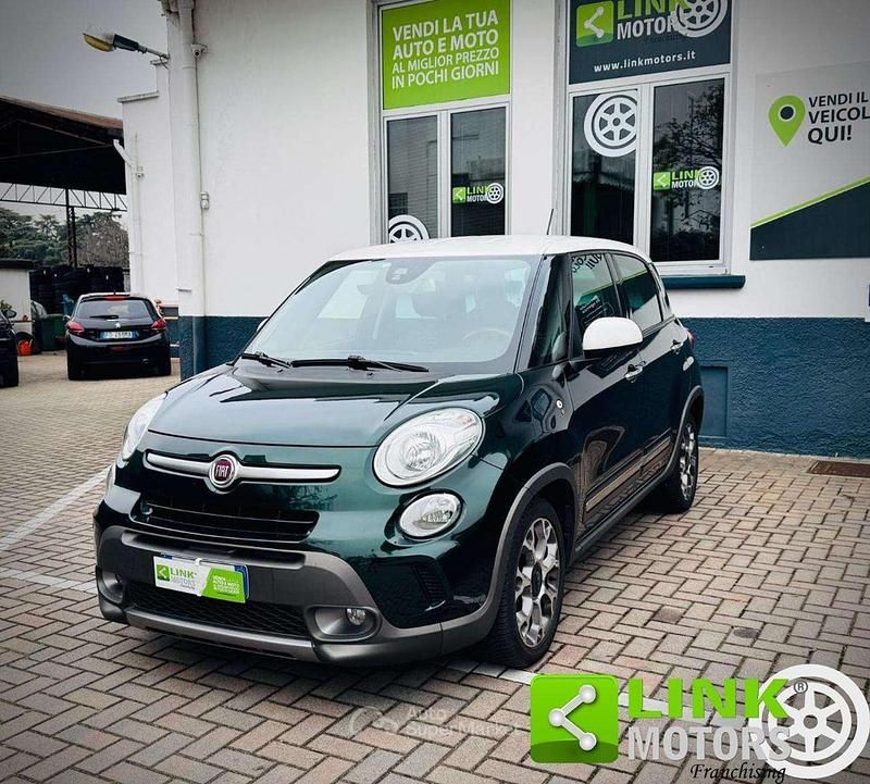 Usata Fiat 500L Trekking 105 CV (77 kW) 2013 Verde Monovolume