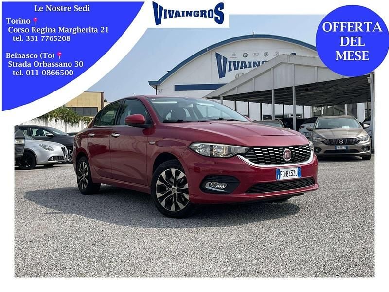 Rosso Usata 2016 Fiat Tipo Opening Edition Tre volumi | 9900 € (Buon prezzo) - Immagine 1/4