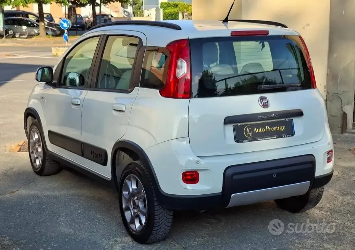 Usata Fiat Panda 4x4 S 75 CV (55 kW) 2014 Bianco Utilitaria
