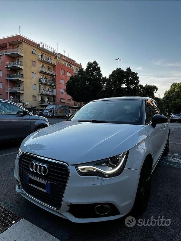 Usata Audi A1 90 CV (66 kW) 2014 Bianco Utilitaria