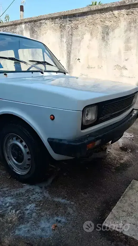 Usata Fiat 127 1970 Bianco Utilitaria