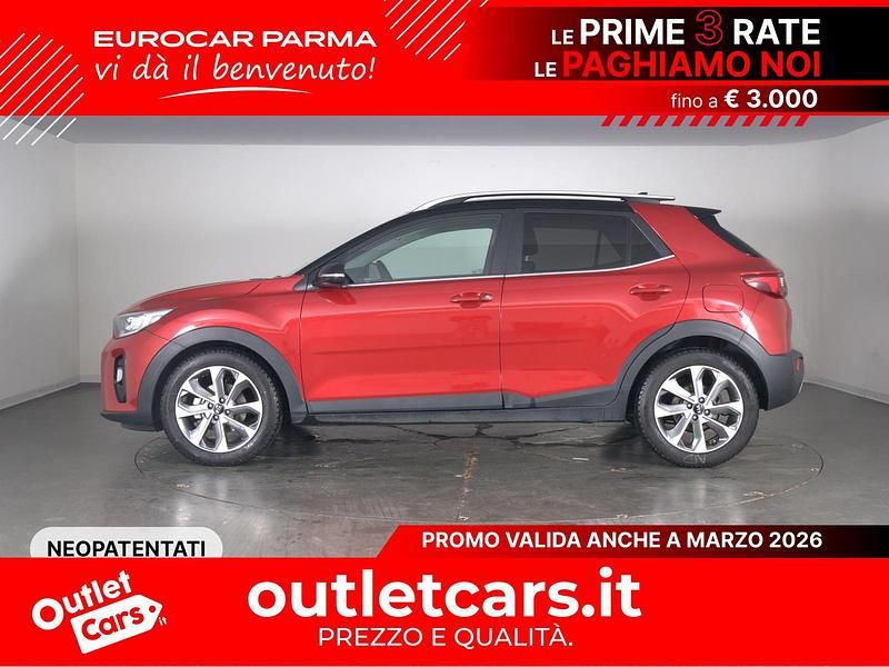 Usata Kia Stonic Style 101 CV (74 kW) 2019 Rosso SUV