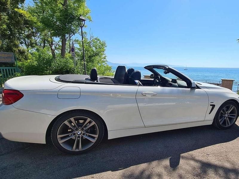 Usata BMW 420 Sport Line 190 CV (139 kW) 2018 Bianco Cabrio